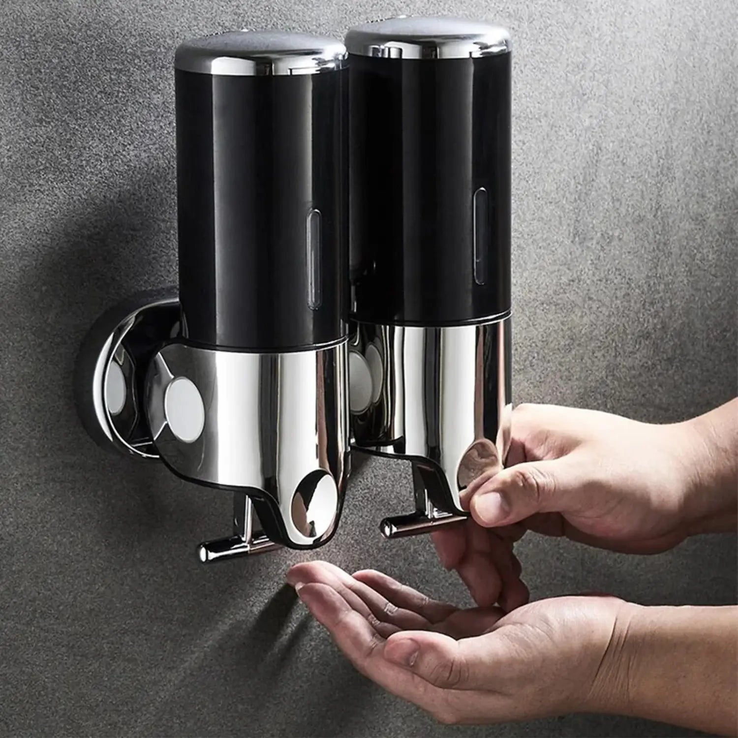 Wall Mount Shower Shampoo Soap Bottle Dispenser