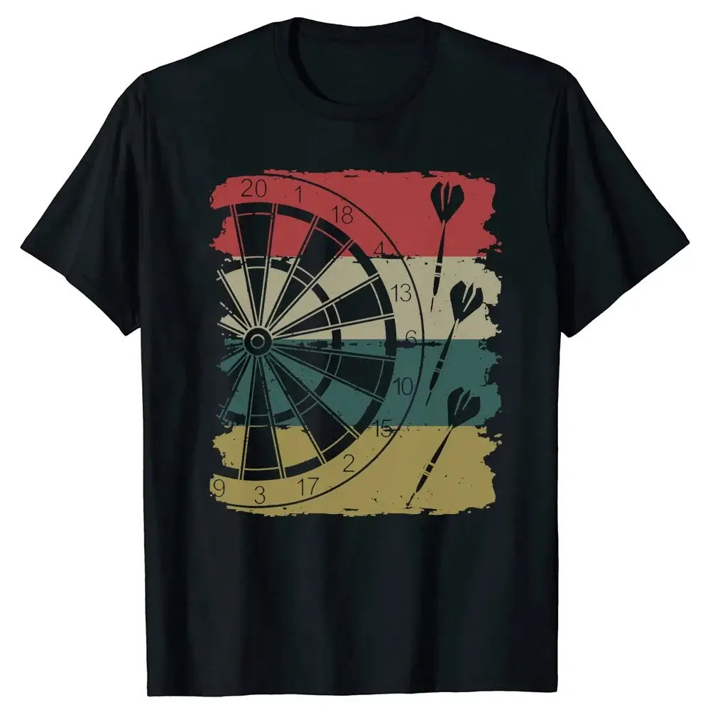 Vintage Darts Dream Player Top Clothing Casual Cotton T-shirt