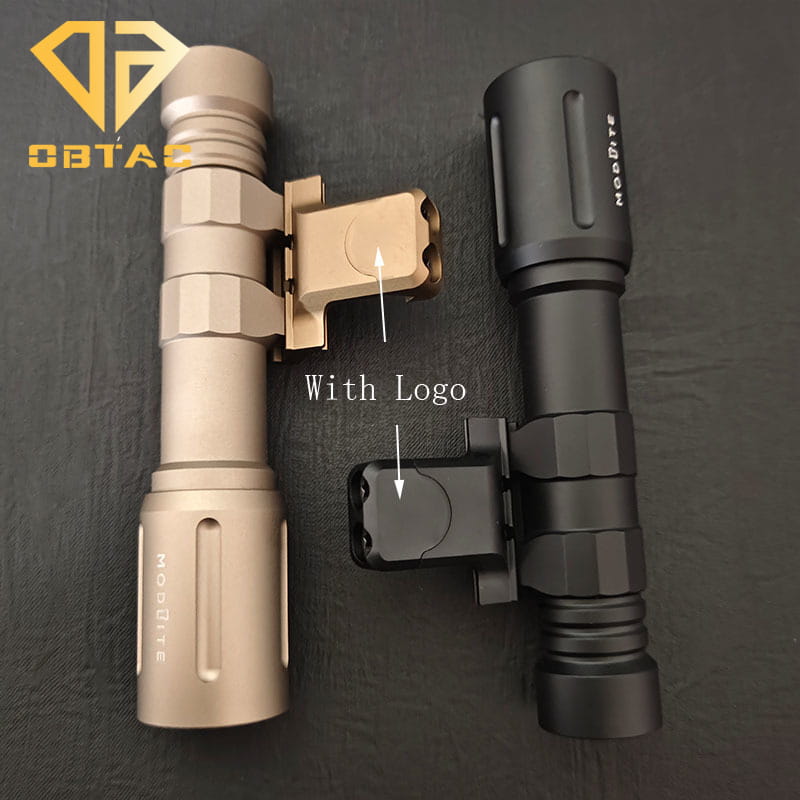 Tactical M-LOK Metal Offset Mount for Surefir M300 M600 Flashlight Outdoor Scout Light Weapon Accessories Fit 20mm