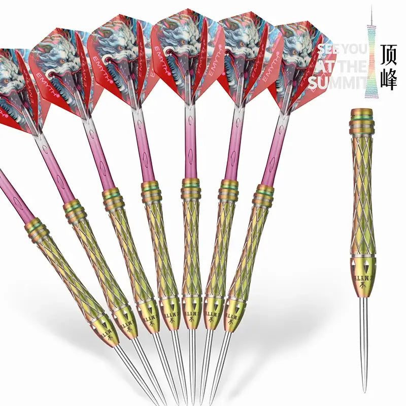 E MYTH Professional 90% Tungsten Darts 20/23g High Grade Hard Needle for Tournaments & Training