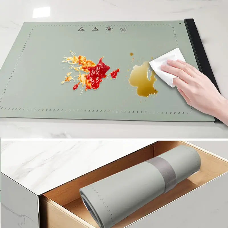 Surface Heating Electric Warming Tray Versatile Food Warmer for Gatherings Roll Up Silicone Heating Mat for Food