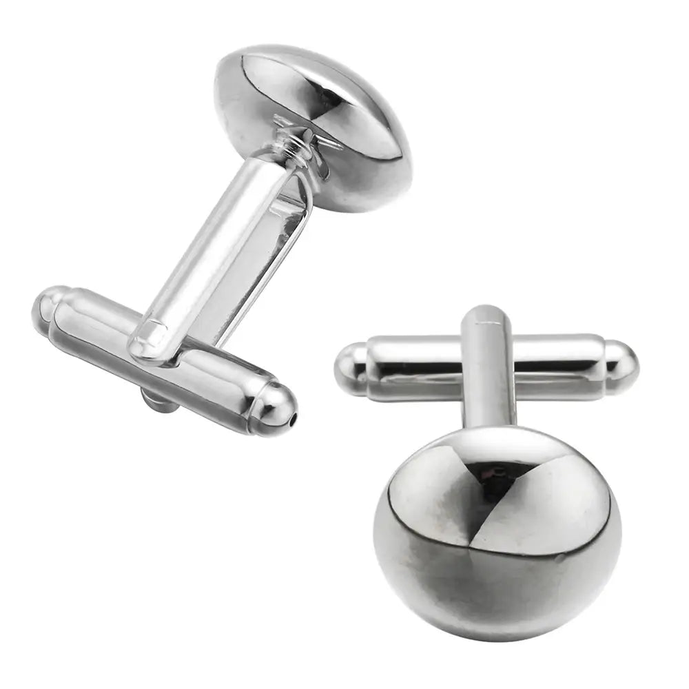 Classic Silver Cufflinks