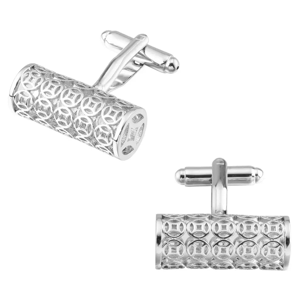 Classic Silver Cufflinks