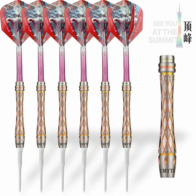 E MYTH Professional 90% Tungsten Darts 20/23g High Grade Hard Needle for Tournaments & Training