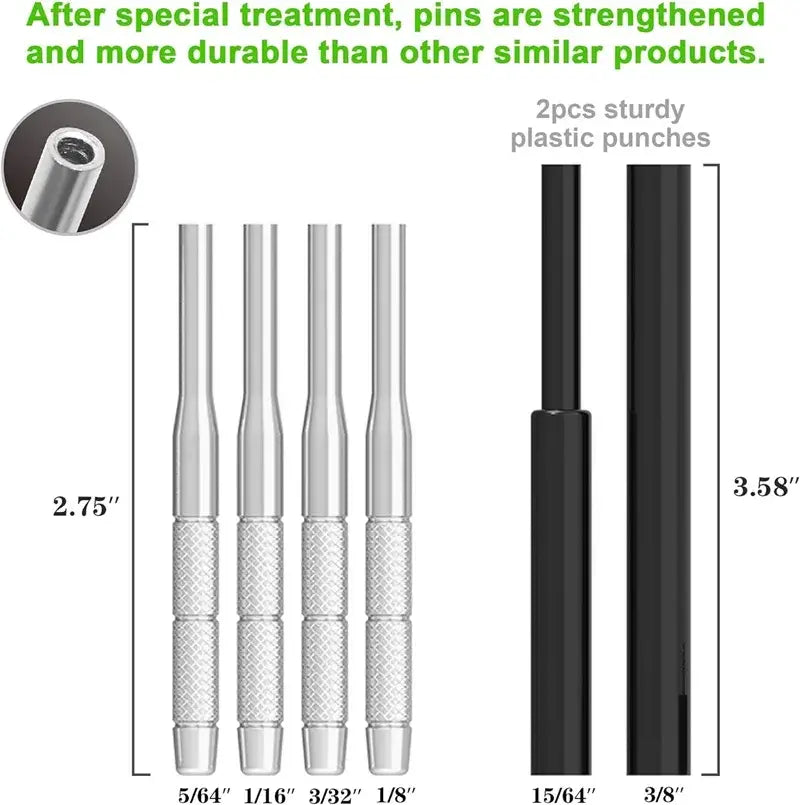 21pcs/set Gunsmithing Punch Tools Made Of Solid Material Including Steel Punch And Hammer With Bench Block Roll Pin