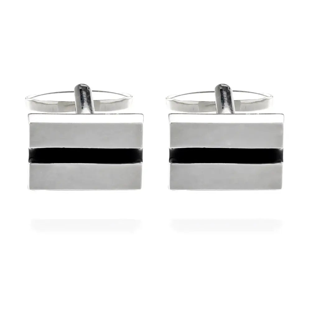 Classic Silver Cufflinks