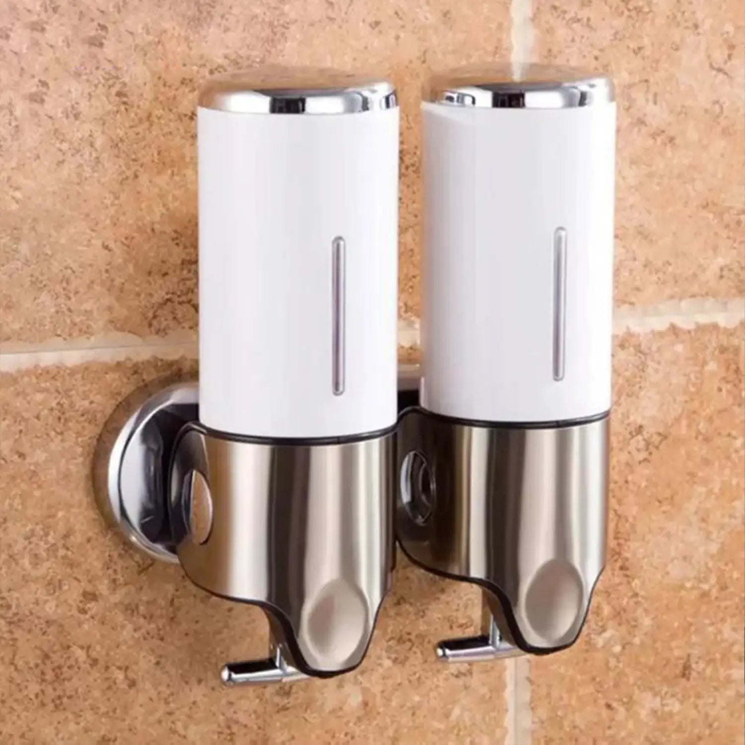 Wall Mount Shower Shampoo Soap Bottle Dispenser