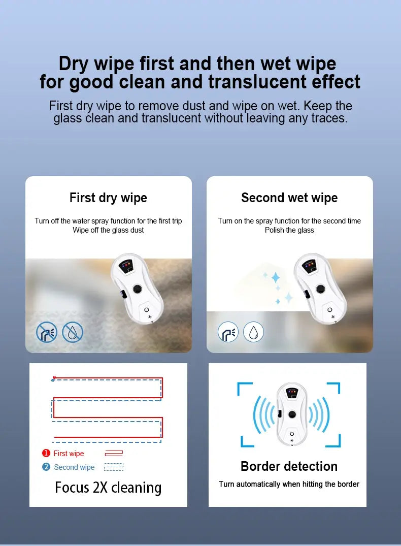 Robot Intelligent Automatic Water Cleaning Machine