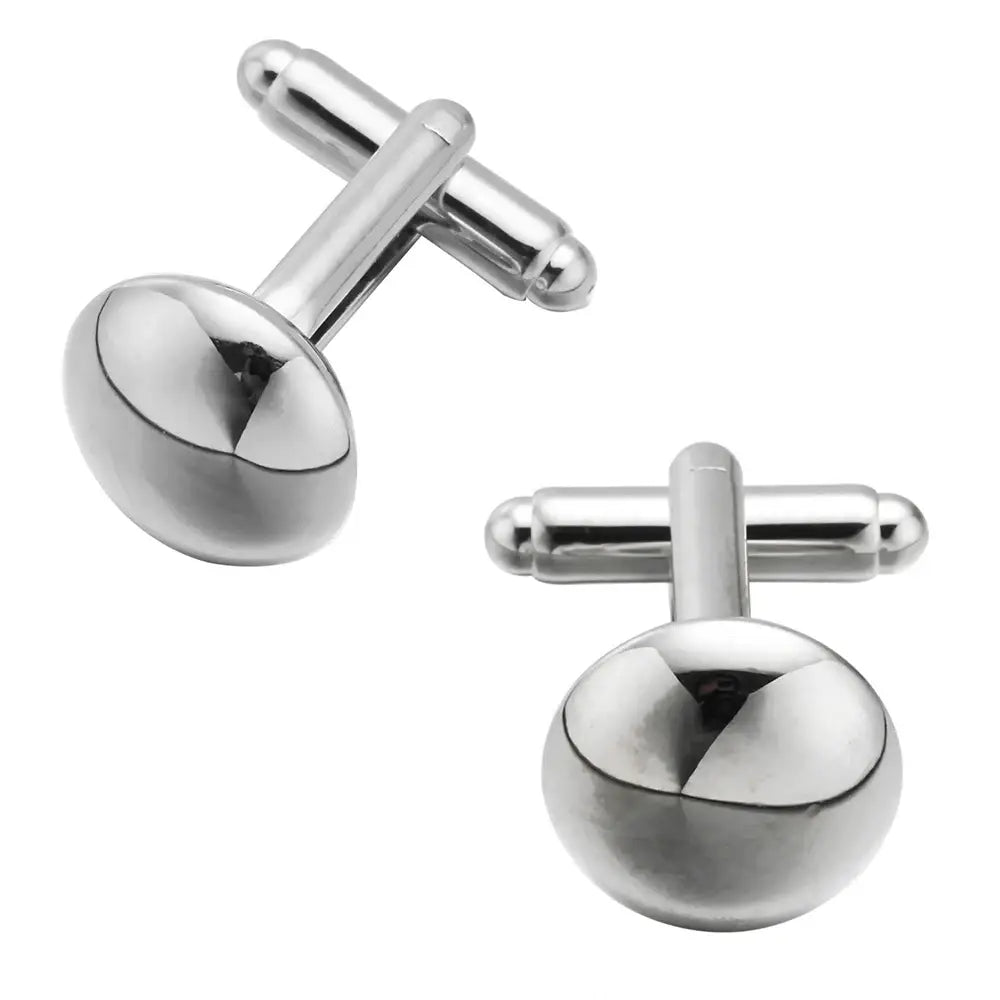 Classic Silver Cufflinks