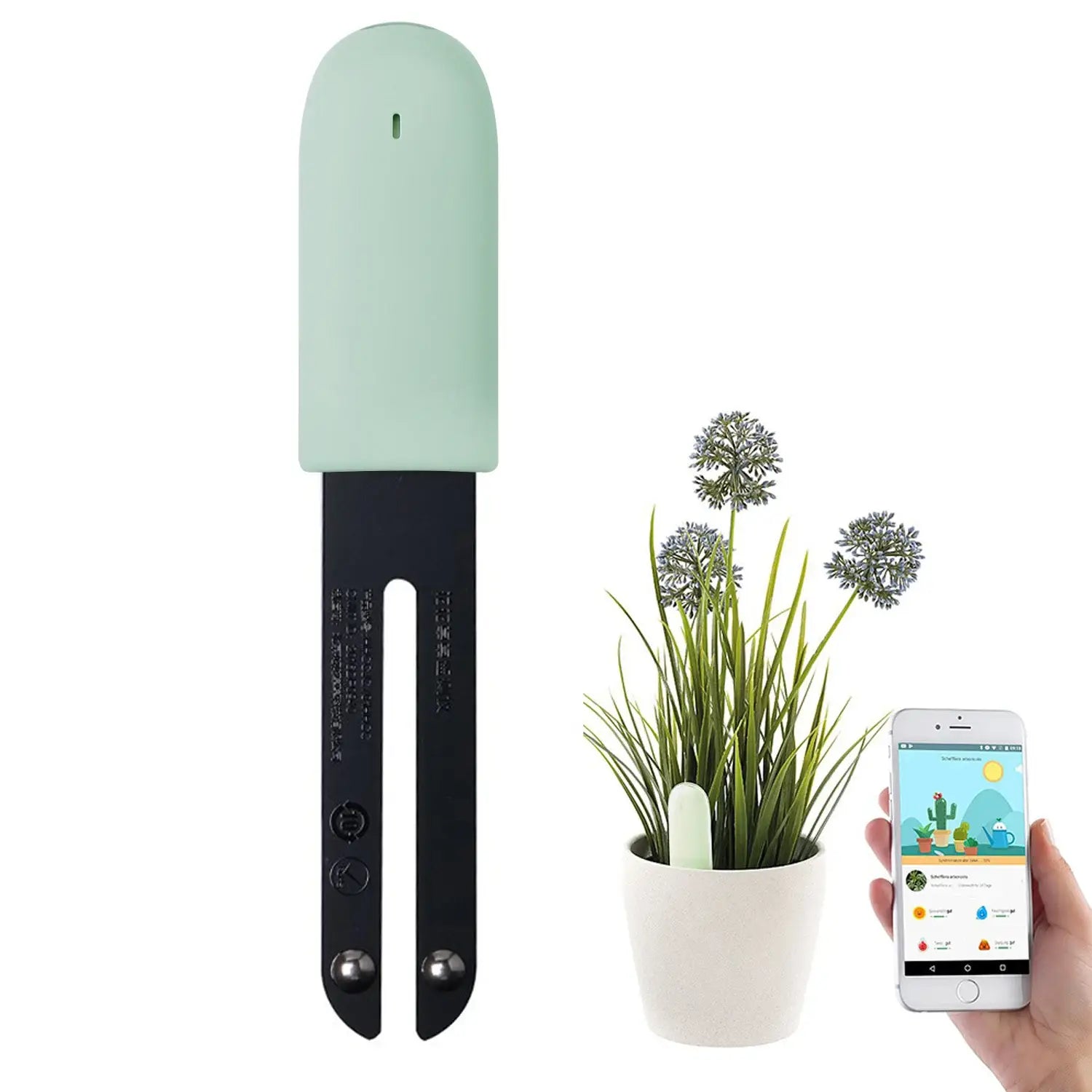 HHCC Flora Monitor Garden Care Plant Grass Soil Water Fertility Smart Tester Sensor Flower Gardening Detector For Mijia