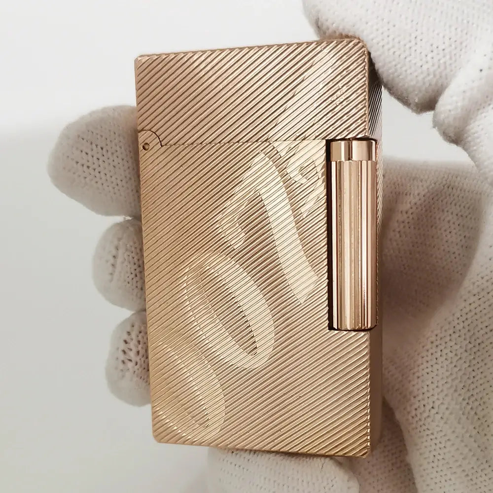 Luxury D Brand Lighters Brass 007 Engraved Gas Lighter Ping Sound Fashion Outdoor Gadgets Birthday’s Gift