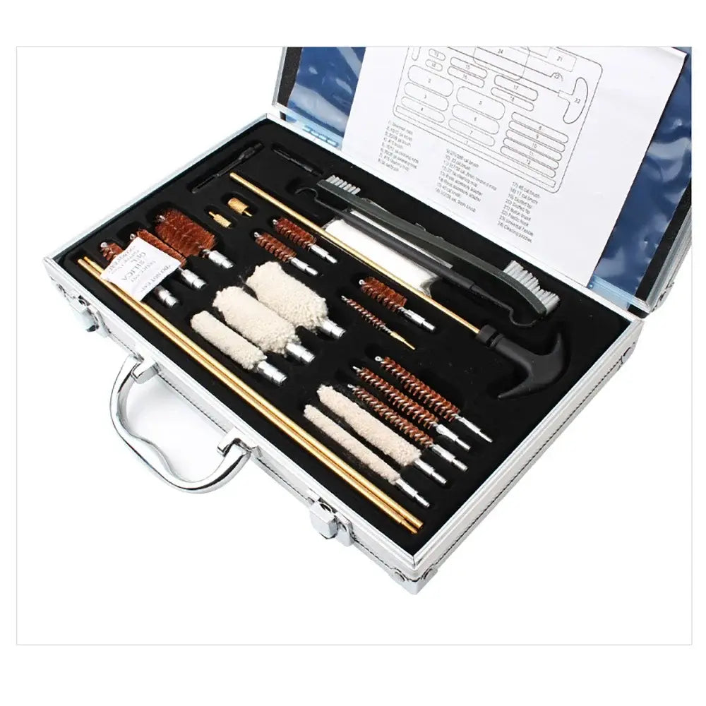 BIG Box Tube Bore Brush Gun Barrel Cleaning Kits Gun Care Cleaning Rod Brush Set Gun Cleaning Accessories Brass Rods