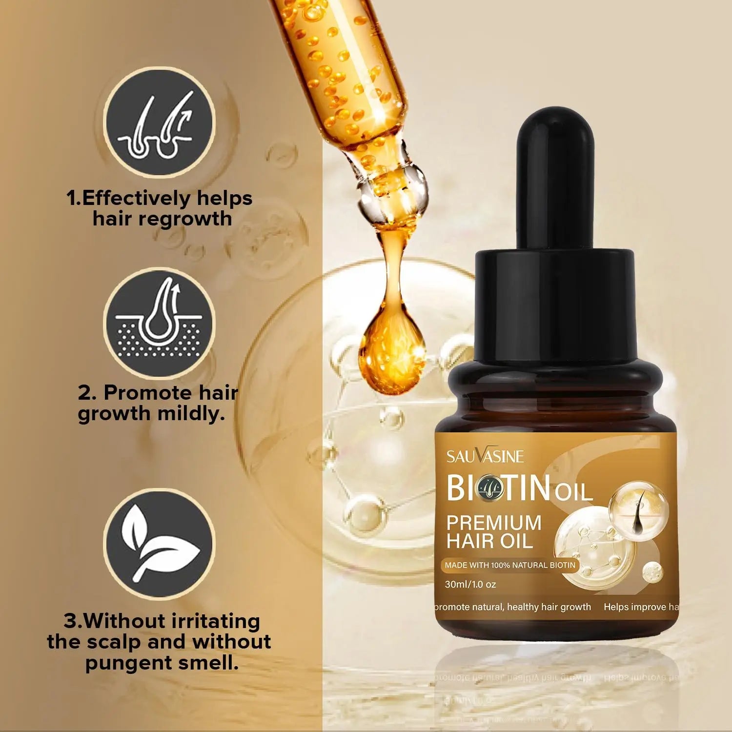 Biotin Hair Oil Moisturizing Repair