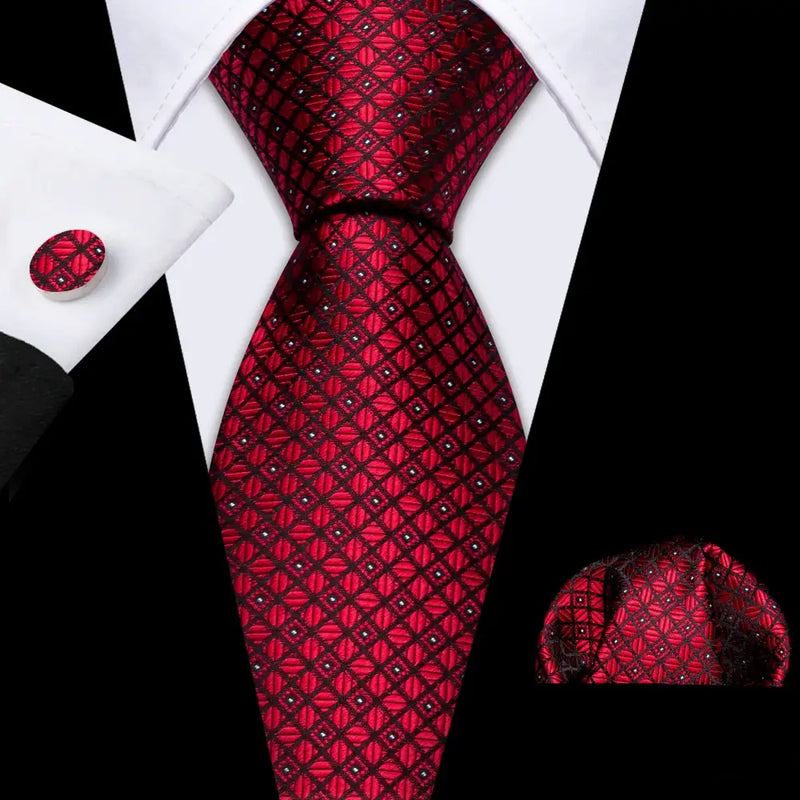 Barry Wang Men’s Tie Set | Wedding | Business - Neckties