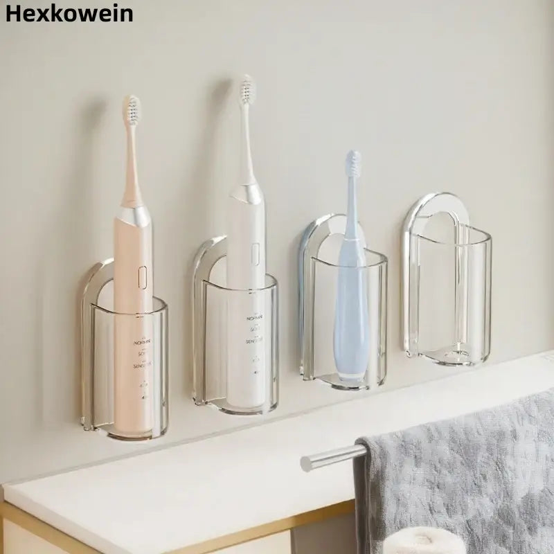 Bathroom Self Adhesive Electric Toothbrush Holder - Home Bath