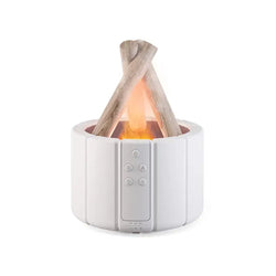 Bonfire Aromatherapy Essential Oil Diffuser - WHITE / USB Cable - Bonfire