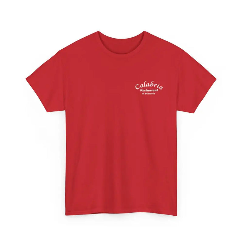 Calabria - Home of the Crunchy Thin Pizza - Barstool 8.9 - T-Shirt