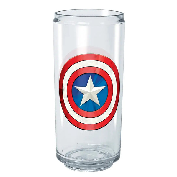 Captain America Shield Cup - CLEAR / OSFA - 16oz Tritan Cup