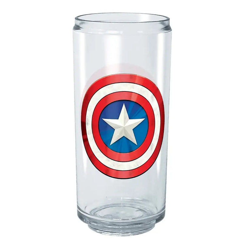 Captain America Shield Cup - CLEAR / OSFA - 16oz Tritan Cup