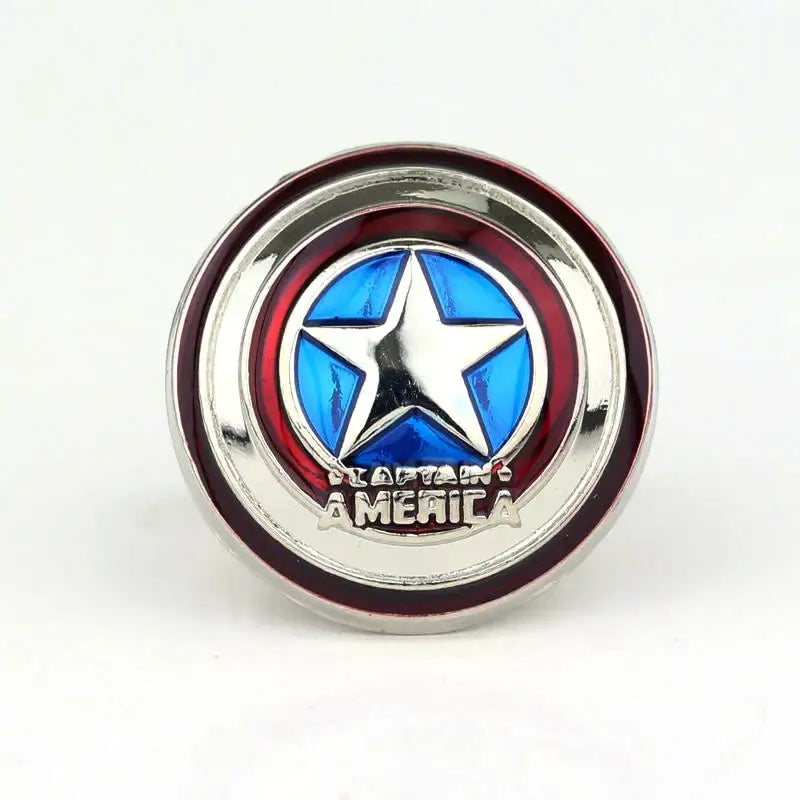 Captain America Shield Metal Cufflinks - Captain America / CHINA - Cufflinks