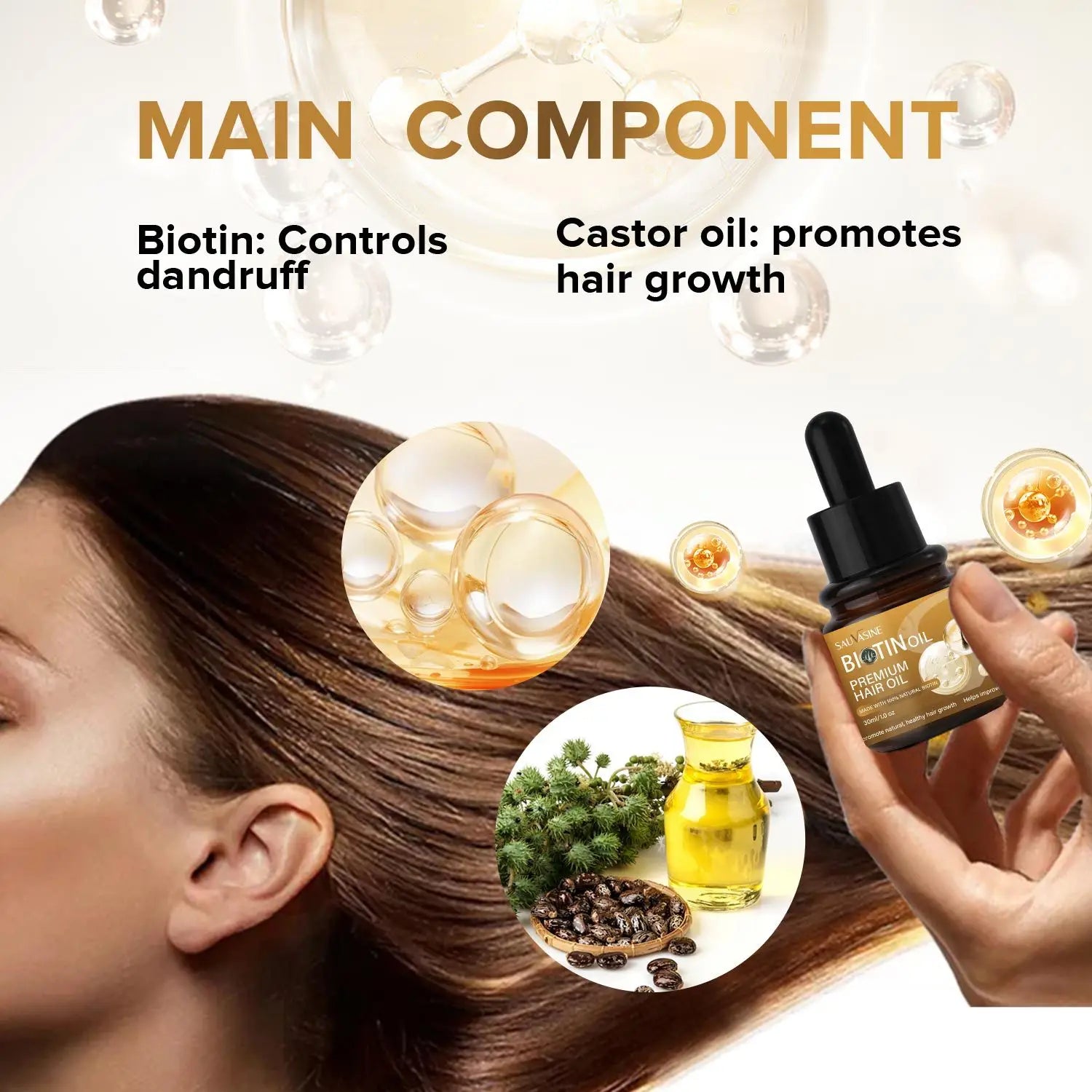 Biotin Hair Oil Moisturizing Repair