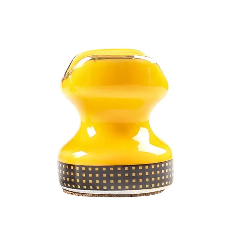 Ceramic Cigar Stand - Yellow - Cigar accessories