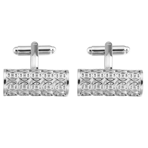 Classic Silver Cufflinks - Cufflinks