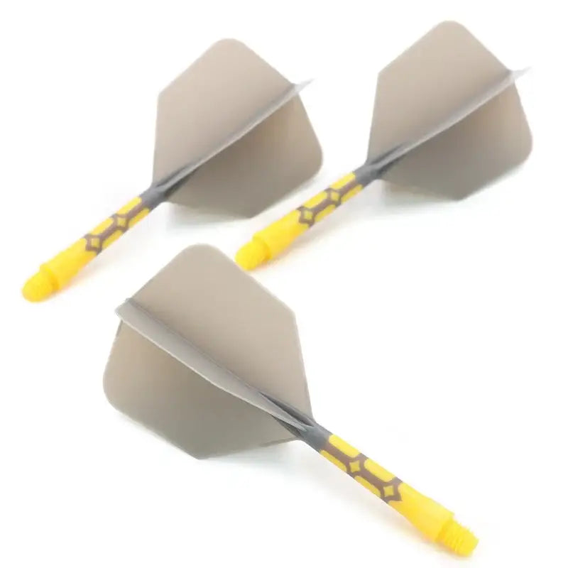 CUESOUL - ROST T19 Integrated Dart Shaft and Big Wing - Yellow Shaft-28mm - Dart Wings