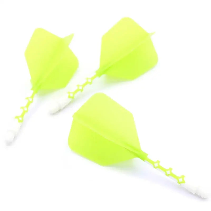 CUESOUL - Integrated Dart Shaft and Big Wing 28/33mm - Green White-33mm - Dart Shaft