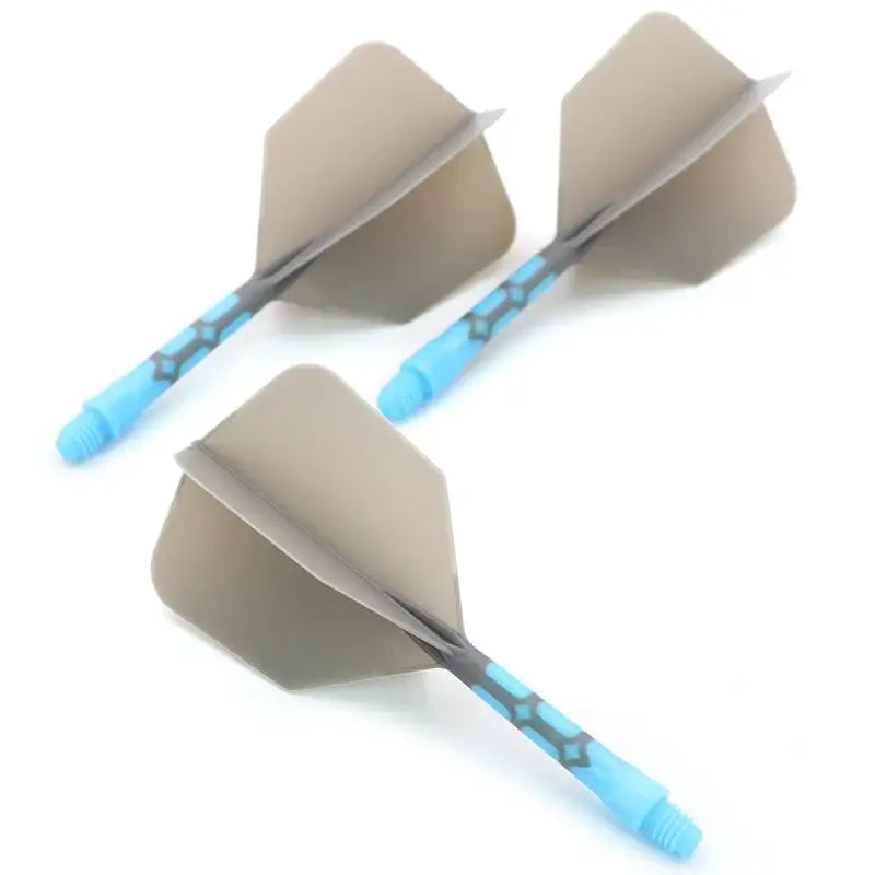 CUESOUL - Integrated Dart Shaft and Big Wing 28/33mm - Grey Blue-28mm - Dart Shaft