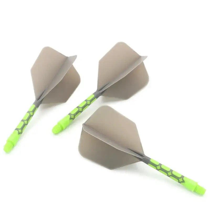 CUESOUL - Integrated Dart Shaft and Big Wing 28/33mm - Grey Green-33mm - Dart Shaft