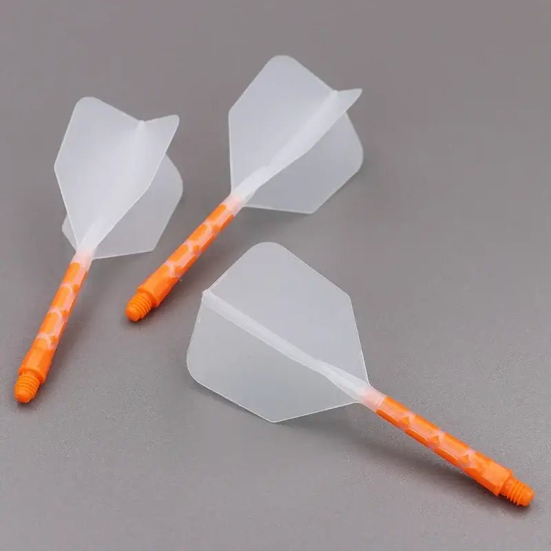 CUESOUL - Integrated Dart Shaft and Big Wing 28/33mm - Ice Orange-33mm - Dart Shaft