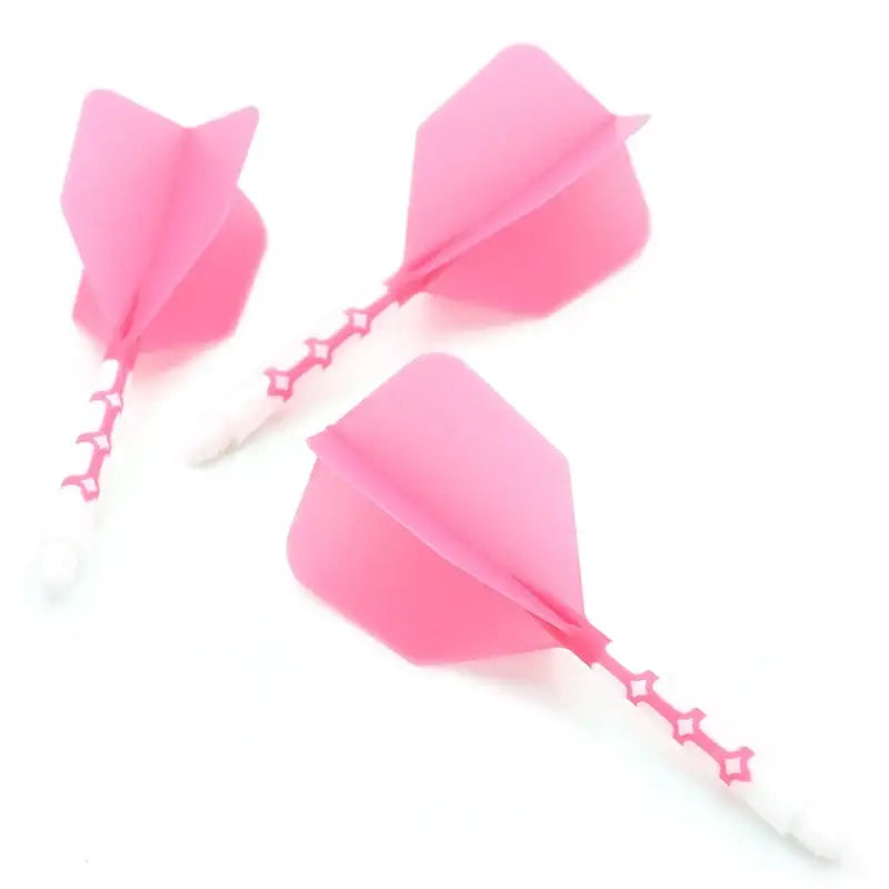 CUESOUL - Integrated Dart Shaft and Big Wing 28/33mm - Pink White-33mm - Dart Shaft