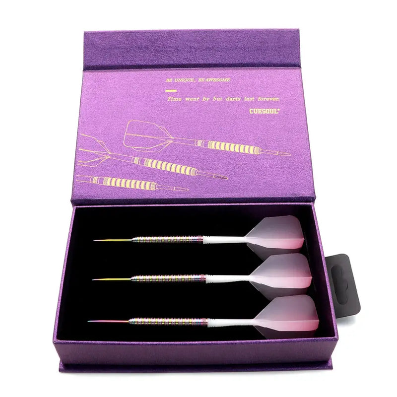 CUESOUL - PINK GEM Stone 22g Dart Set - Darts