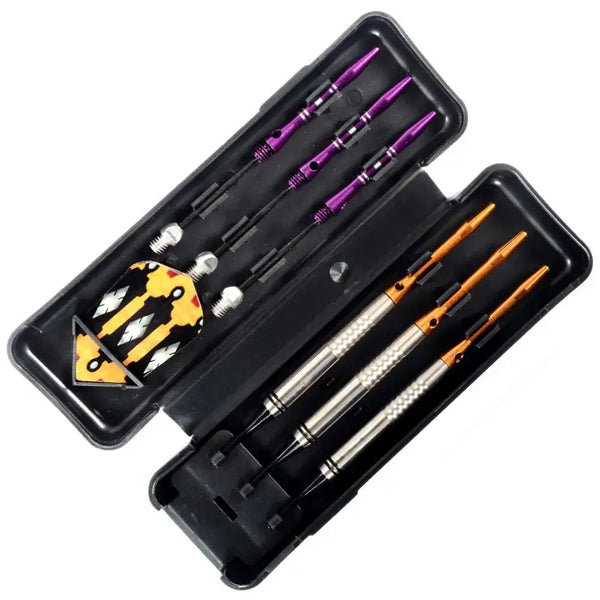 CUESOUL - Professional 16g Orange & Purple Dart Set - Darts