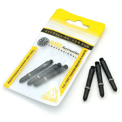 Cuesool - Professional 40mm Dart Rod - Black(A pack of 6, length 40mm (including teeth)) - Darts