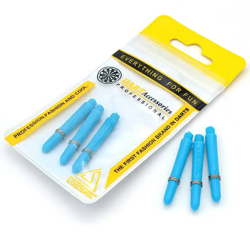 Cuesool - Professional 40mm Dart Rod - Blue(A pack of 6, length 40mm (including teeth)) - Darts