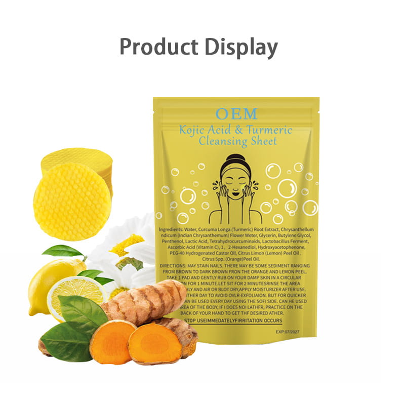 Kojic Acid Turmeric Cleaning Pad Gently Brightening