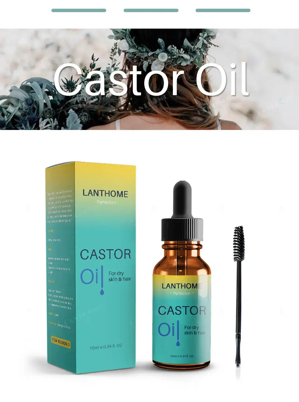 Eyebrows Eyelashes Hair Care Gentle Care Nourishing Essential Oil