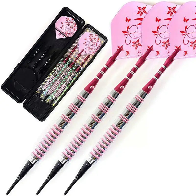 Darts Pink Flower 17gram Soft Tip Dart Indoor Safety - Pink - Darts