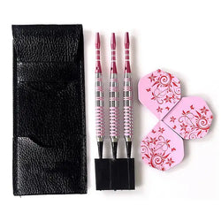 Darts Pink Flower 17gram Soft Tip Dart Indoor Safety - Pink - Darts