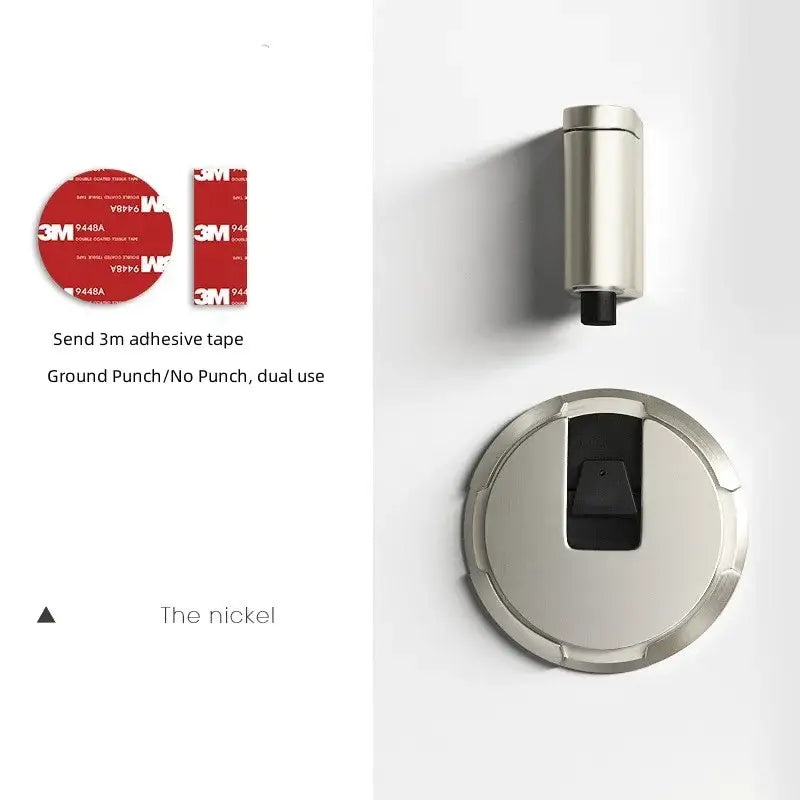 Door Stop for Household Invisible Door Suction Strong Magnetic Stopper - Nickel wire drawing - Door Stop