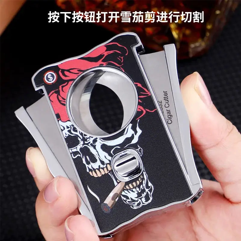 Dragon Stainless Steel Cigar Cutter - Cigar Cutter