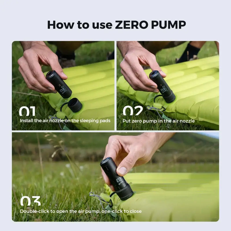 Flextail Zero Inflate Pump Ultralight - ZERO PUMP - Camping