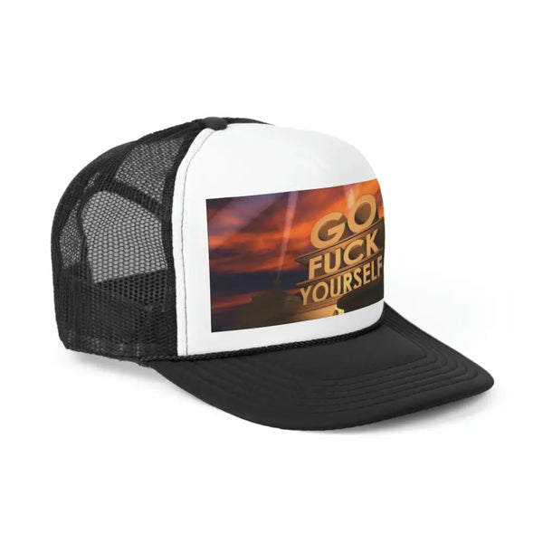 GO FUCK YOURSELF • TRUCKER CAP - Black / One size - Hats