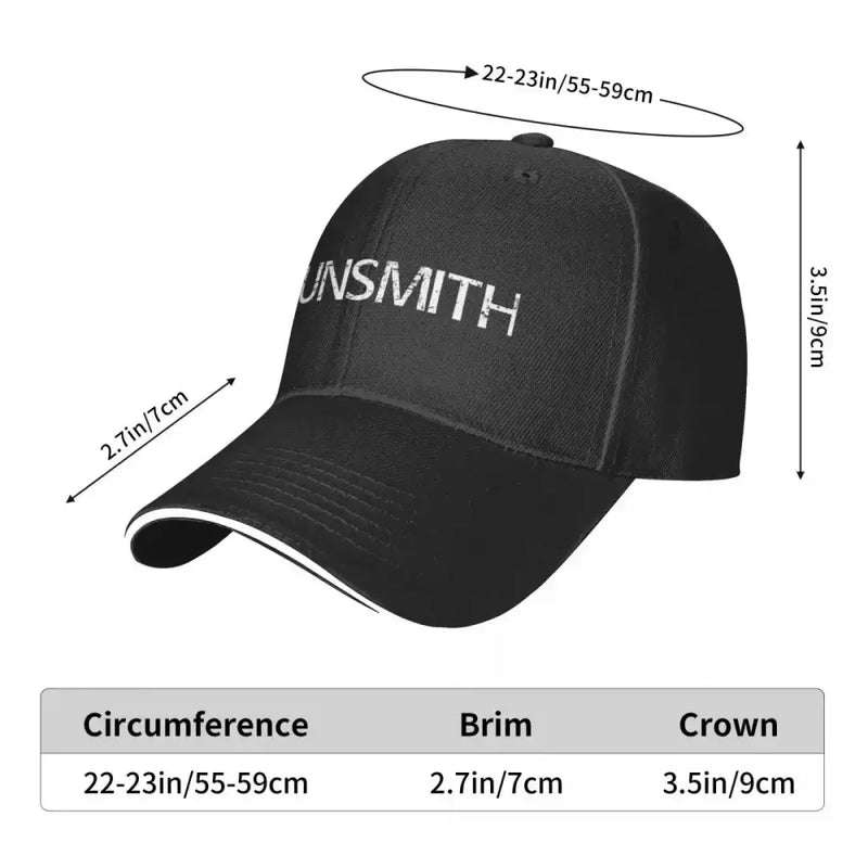 Gunsmith Baseball Cap Uv Protection Solar Hat Snapback Cap Girl’S Hats Men’s