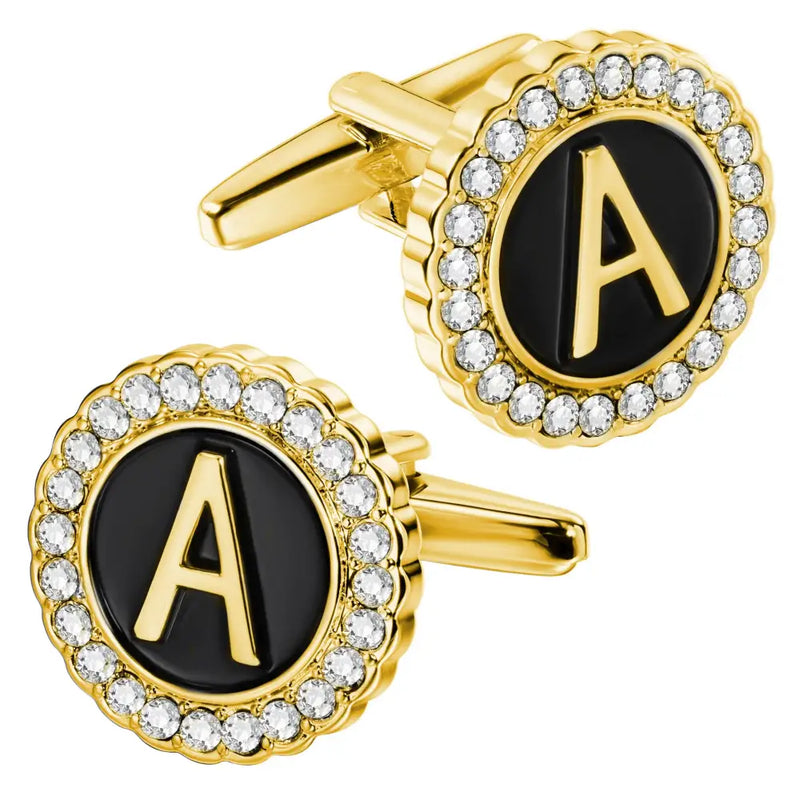 HAWSON Personalized Gold Cufflinks - Cufflinks