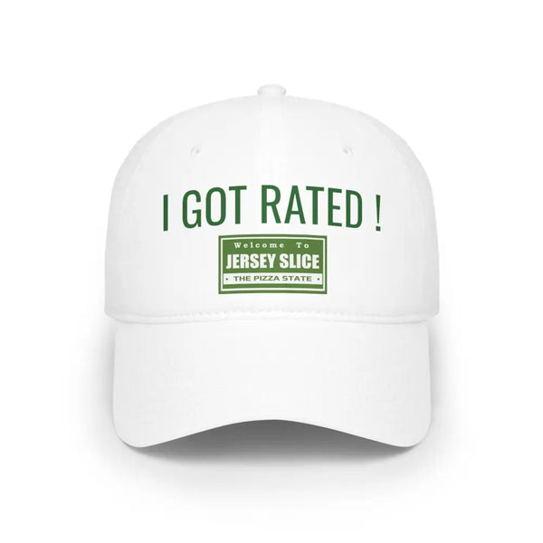 I GOT RATED! BASEBALL CAP - White / One size - Hats