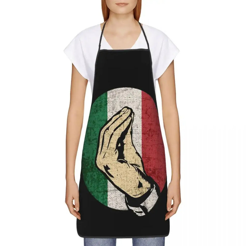 Italian Hand Gesture Sing Apron - As shown / One Size - Apron