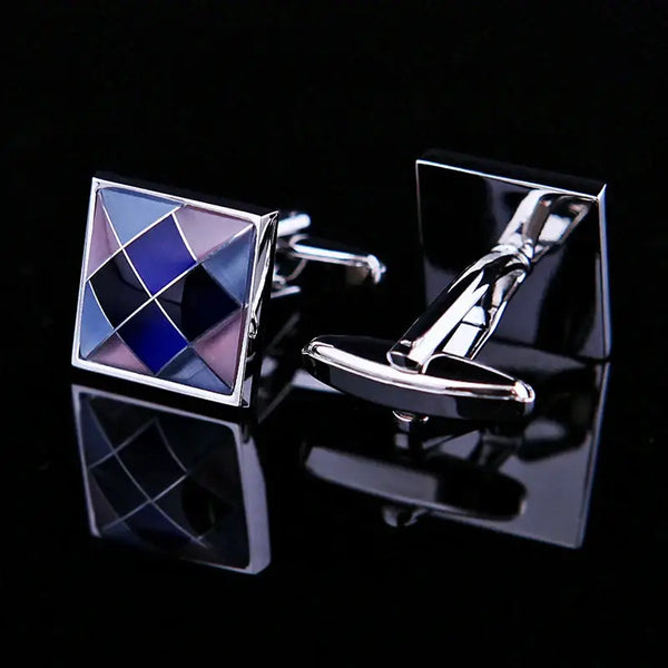 KFLK l Colorful Cufflinks - Imitation Rhodium Plated - Cufflinks